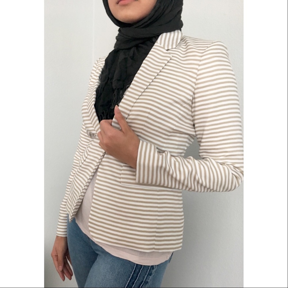 Calvin Klein Striped Blazer